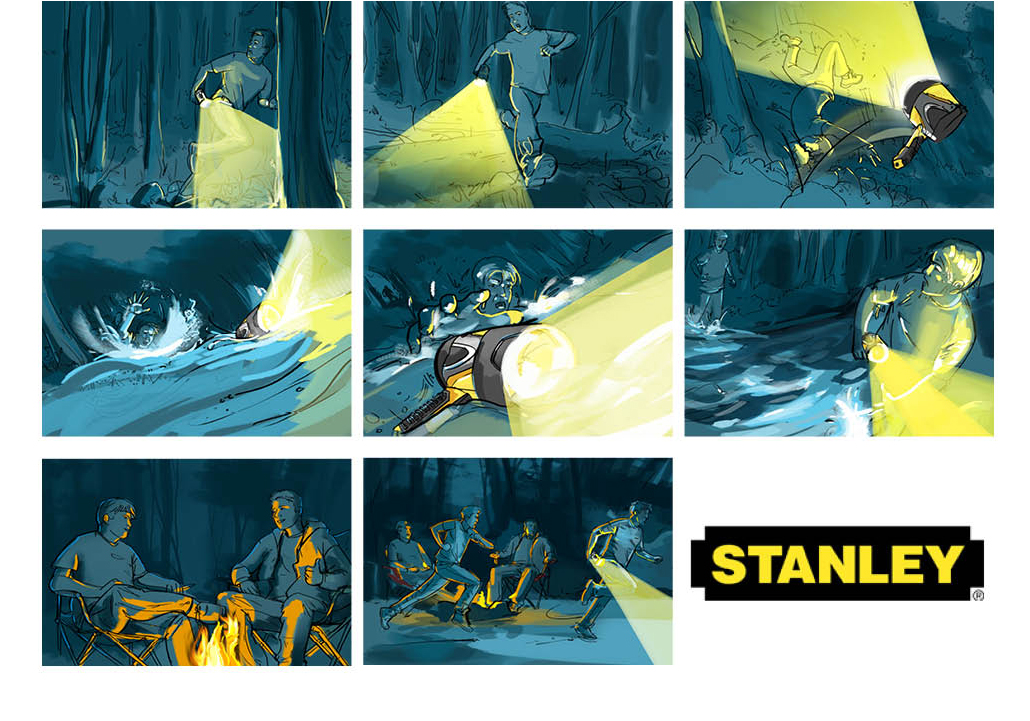 Stanley Commercial Storyboard