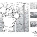 Grayscale Storyboards for Twi Pan Trading commercial